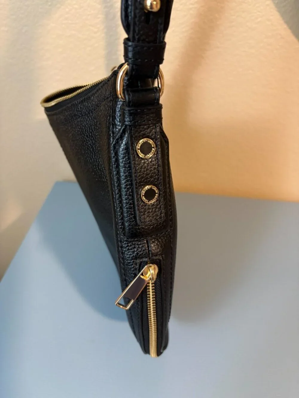 Marc Jacobs Groove Shoulder Bag- Hobo Style-Black Pebbled Leather- New with tags